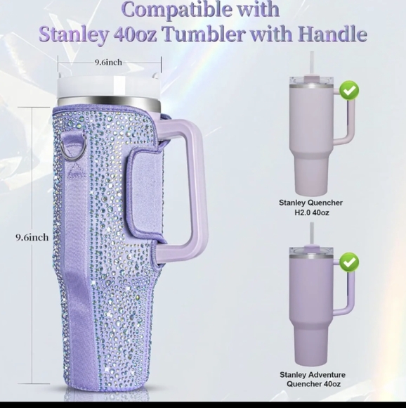 In 2 Colors Stanley Mug Bling 40 Ounce Sleeve - Picture 6 of 12